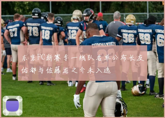 东京FC新赛季一线队名单公布长友佑都与佐藤龙之介未入选